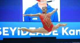 Azerbaijani gymnast reaches another World Cup final in gymnastics (PHOTO)