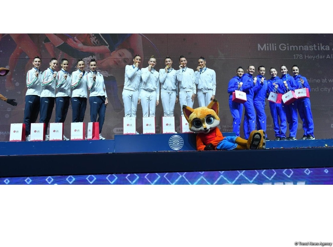 Baku hosts award ceremony for winners of Rhythmic Gymnastics World Cup (PHOTO)