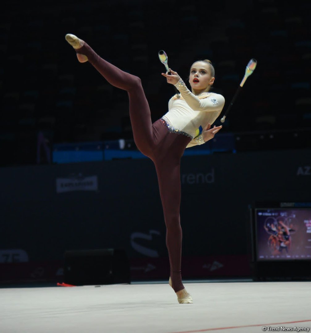 Second day of Rhythmic Gymnastics World Cup kicks off in Azerbaijan's Baku (PHOTO)