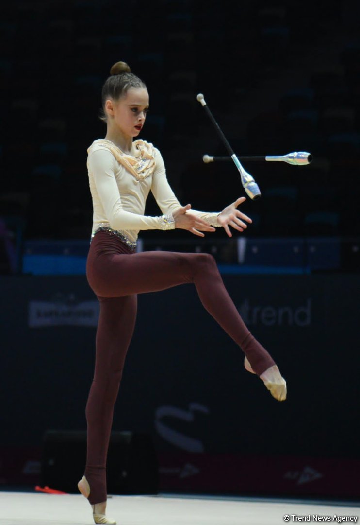 Second day of Rhythmic Gymnastics World Cup kicks off in Azerbaijan's Baku (PHOTO)
