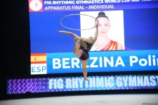 Rhythmic Gymnastics World Cup final day kicks off with four Azerbaijani gymnasts (PHOTO)