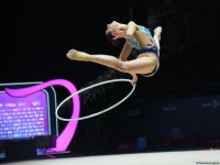 Rhythmic Gymnastics World Cup final day kicks off with four Azerbaijani gymnasts (PHOTO)