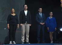 Baku hosts awarding ceremony for Rhythmic Gymnastics World Cup winners (PHOTO)