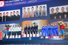 Baku hosts awarding ceremony for Rhythmic Gymnastics World Cup winners (PHOTO)