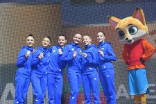Baku hosts awarding ceremony for Rhythmic Gymnastics World Cup winners (PHOTO)