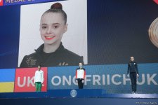Baku hosts awarding ceremony for Rhythmic Gymnastics World Cup winners (PHOTO)