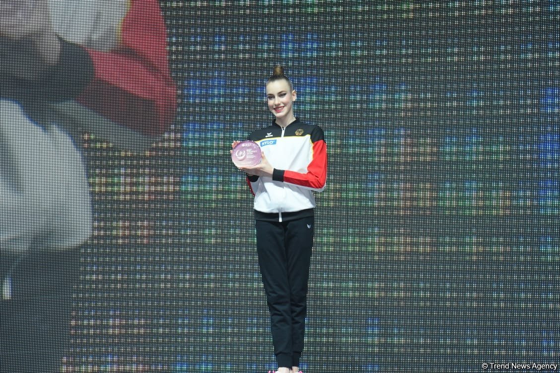 Baku hosts awarding ceremony for Rhythmic Gymnastics World Cup winners (PHOTO)