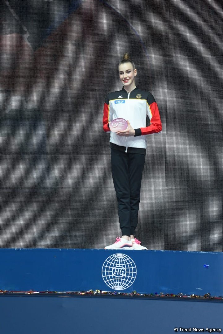 Baku hosts awarding ceremony for Rhythmic Gymnastics World Cup winners (PHOTO)