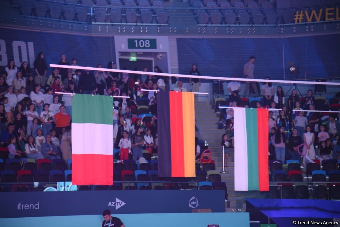 Baku hosts awarding ceremony for Rhythmic Gymnastics World Cup winners (PHOTO)