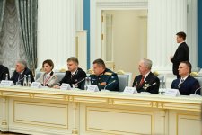 Meeting of President Ilham Aliyev, President Vladimir Putin with Baikal-Amur Mainline veterans was held in Moscow (PHOTO/VIDEO)