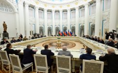 Meeting of President Ilham Aliyev, President Vladimir Putin with Baikal-Amur Mainline veterans was held in Moscow (PHOTO/VIDEO)