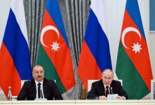 Meeting of President Ilham Aliyev, President Vladimir Putin with Baikal-Amur Mainline veterans was held in Moscow (PHOTO/VIDEO)