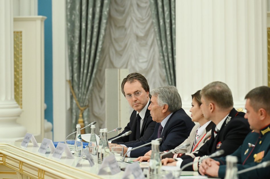 Meeting of President Ilham Aliyev, President Vladimir Putin with Baikal-Amur Mainline veterans was held in Moscow (PHOTO/VIDEO)