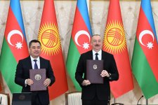 Azerbaijan, Kyrgyzstan sign documents (PHOTO/VIDEO)