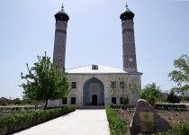 President Ilham Aliyev, President Sadyr Zhaparov attend opening of Aghdam Juma Mosque after restoration (PHOTO/VIDEO)