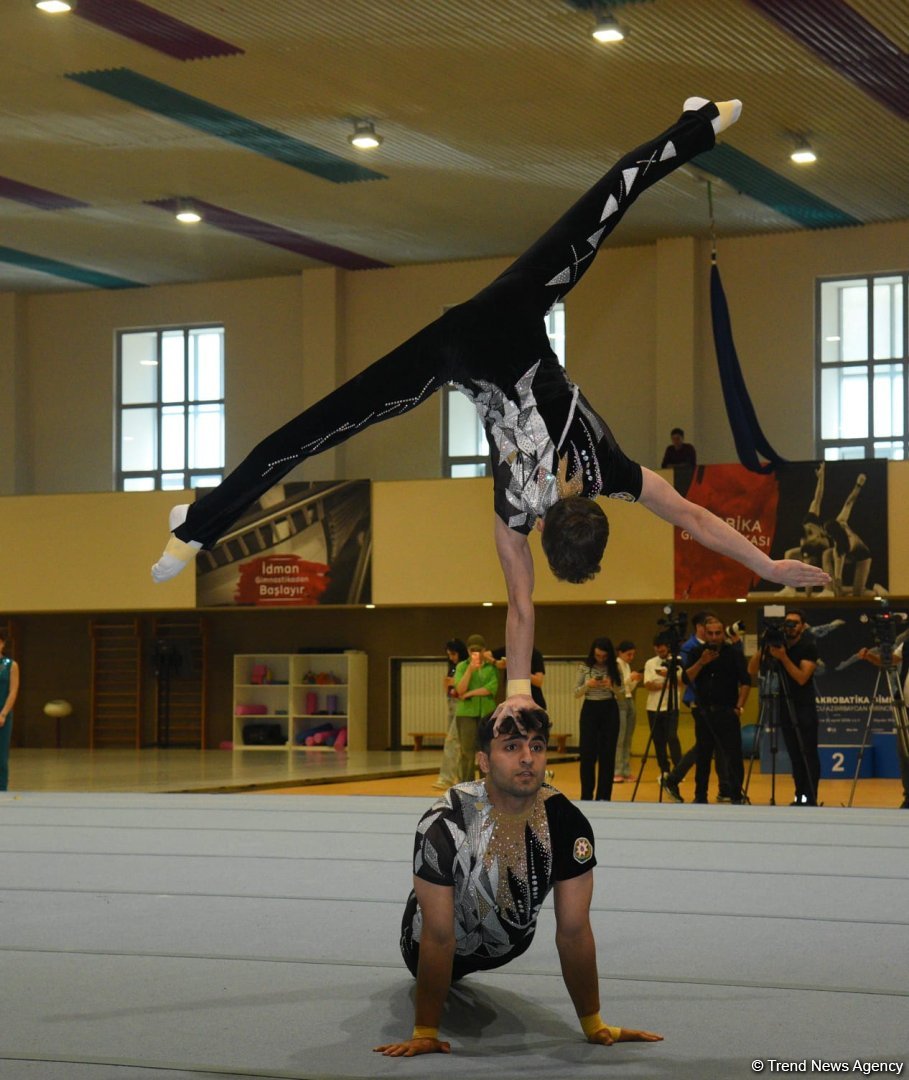 Сompetitions of 29th Azerbaijan, Baku Acrobatic Gymnastics Championships kick off (PHOTO)