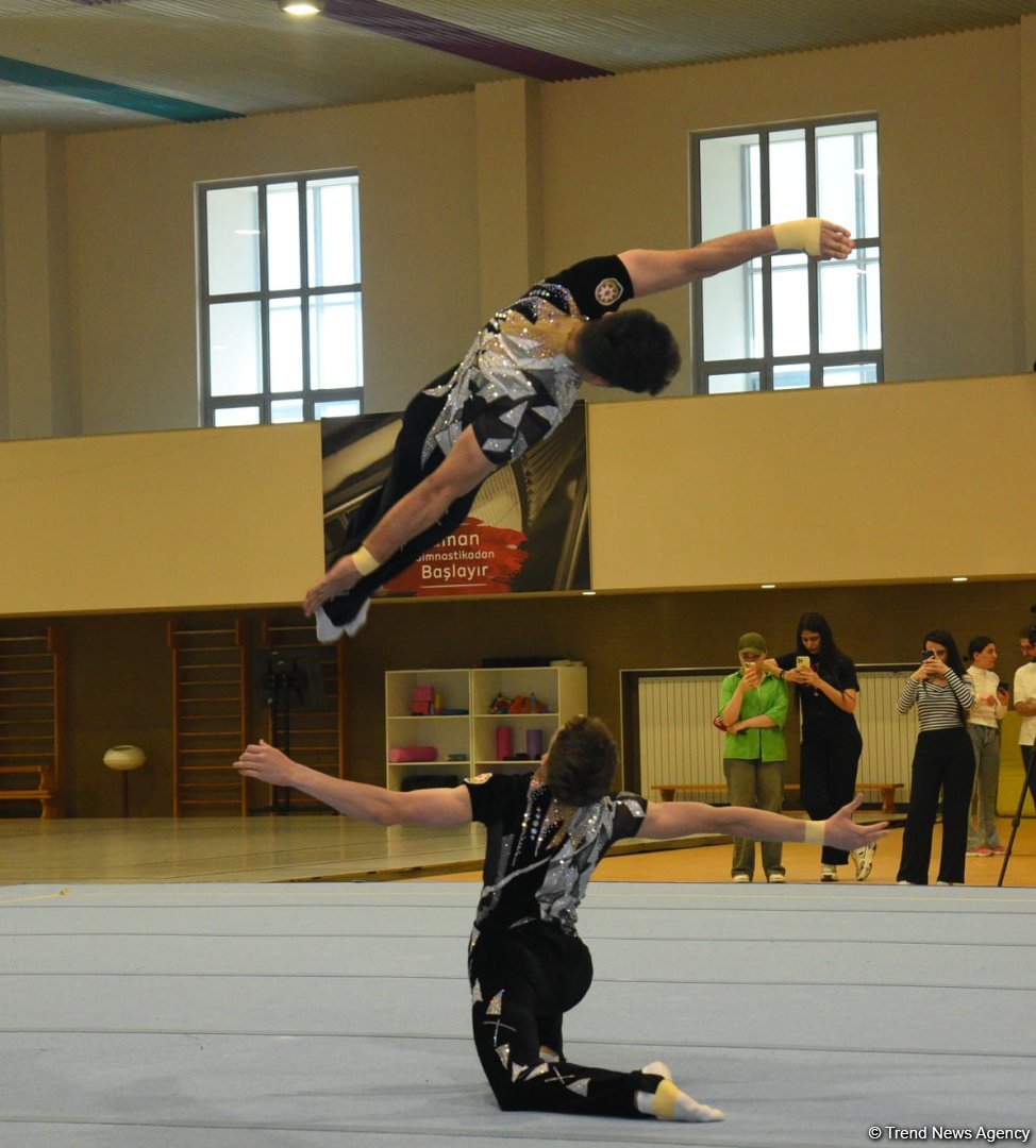 Сompetitions of 29th Azerbaijan, Baku Acrobatic Gymnastics Championships kick off (PHOTO)