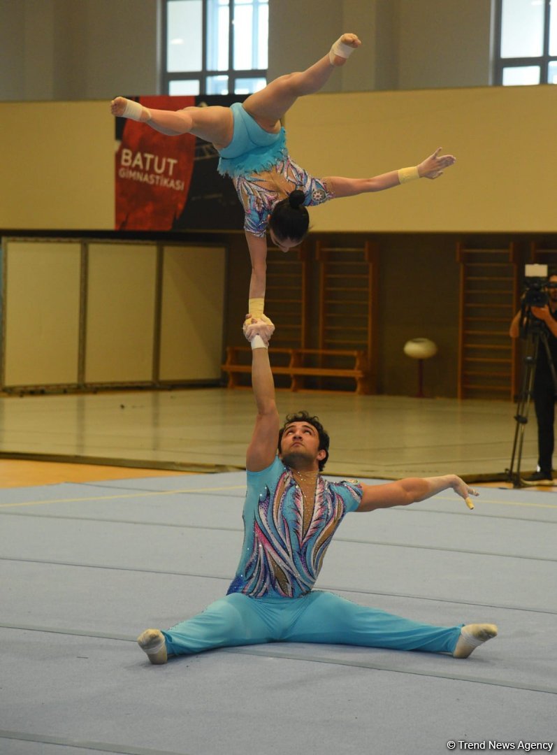 Сompetitions of 29th Azerbaijan, Baku Acrobatic Gymnastics Championships kick off (PHOTO)
