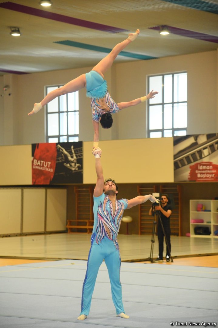 Сompetitions of 29th Azerbaijan, Baku Acrobatic Gymnastics Championships kick off (PHOTO)