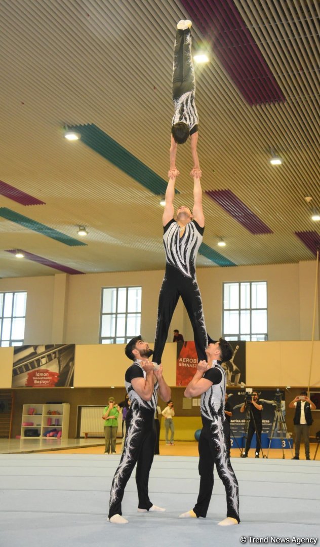 Сompetitions of 29th Azerbaijan, Baku Acrobatic Gymnastics Championships kick off (PHOTO)