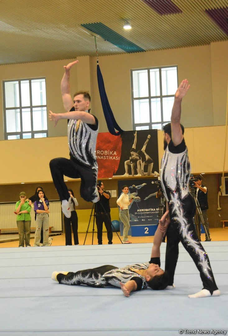Сompetitions of 29th Azerbaijan, Baku Acrobatic Gymnastics Championships kick off (PHOTO)