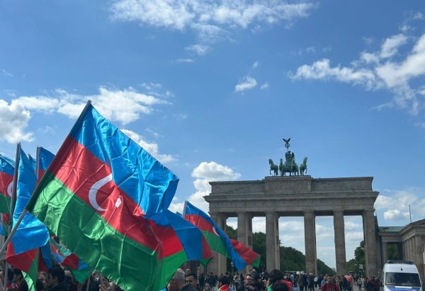 Azerbaijanis organize solidarity rally in Berlin (PHOTO/VIDEO)