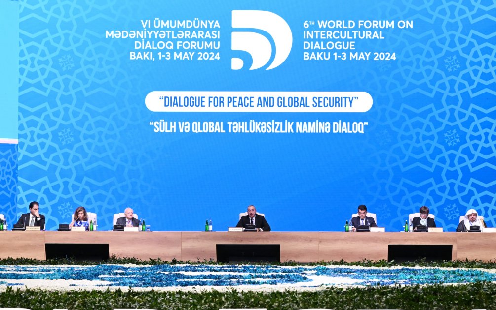 President Ilham Aliyev attends 6th World Forum on Intercultural Dialogue in Baku (PHOTO/VIDEO)