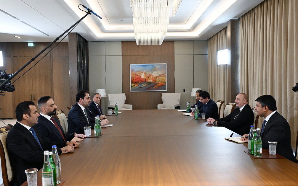 President Ilham Aliyev receives chairman of Iraqi Parliament (PHOTO/VIDEO)