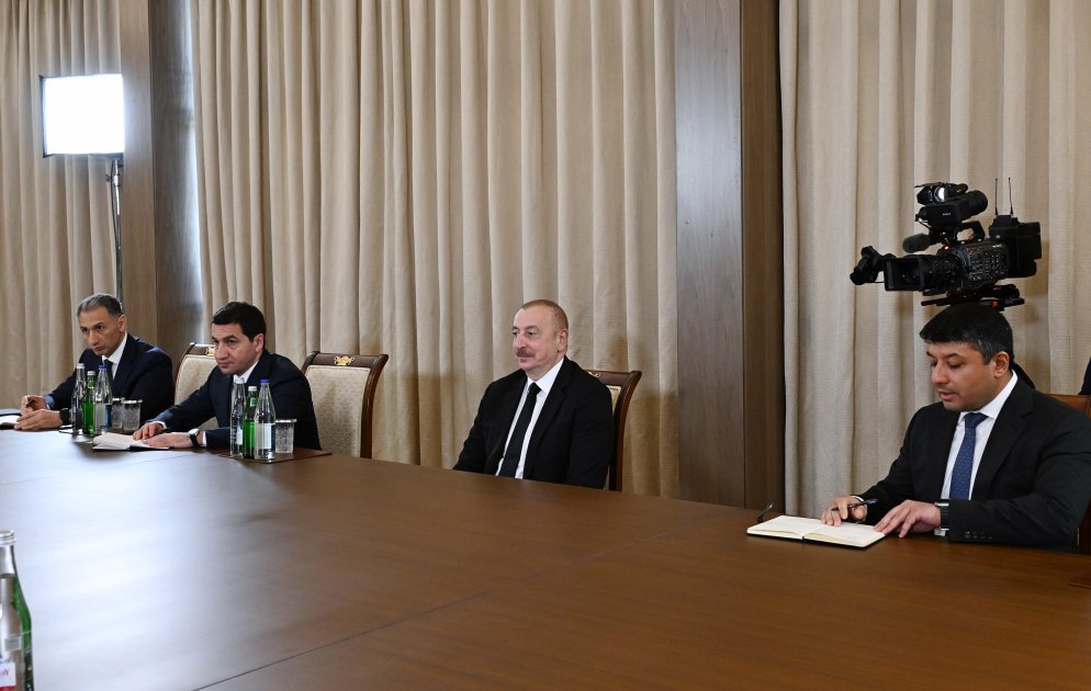 President Ilham Aliyev receives chairman of Iraqi Parliament (PHOTO/VIDEO)
