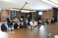President Ilham Aliyev receives delegation of muftis of North Caucasus region of Russia (PHOTO/VIDEO)
