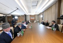President Ilham Aliyev receives delegation of muftis of North Caucasus region of Russia (PHOTO/VIDEO)