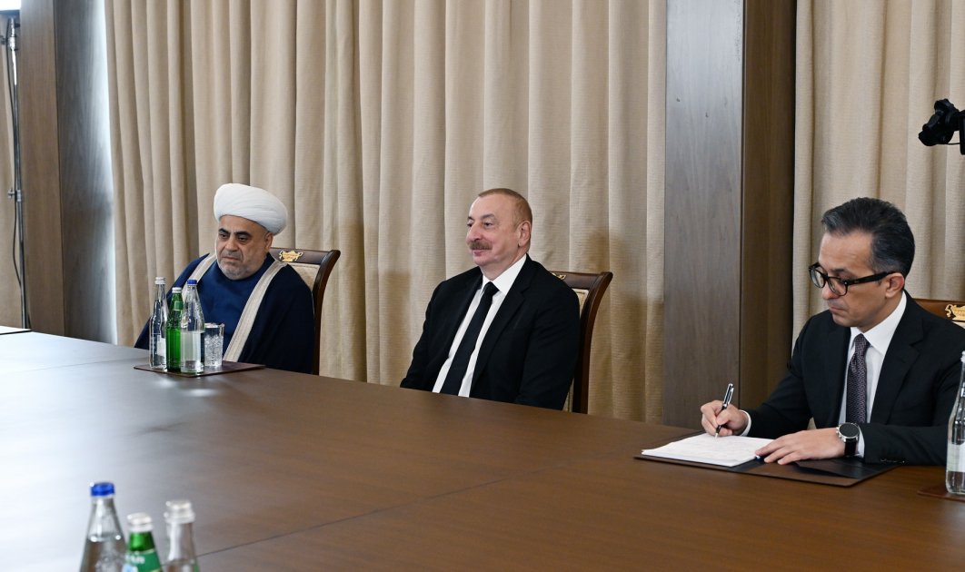 President Ilham Aliyev receives delegation of religious leaders of OTS member and observer countries (PHOTO/VIDEO)