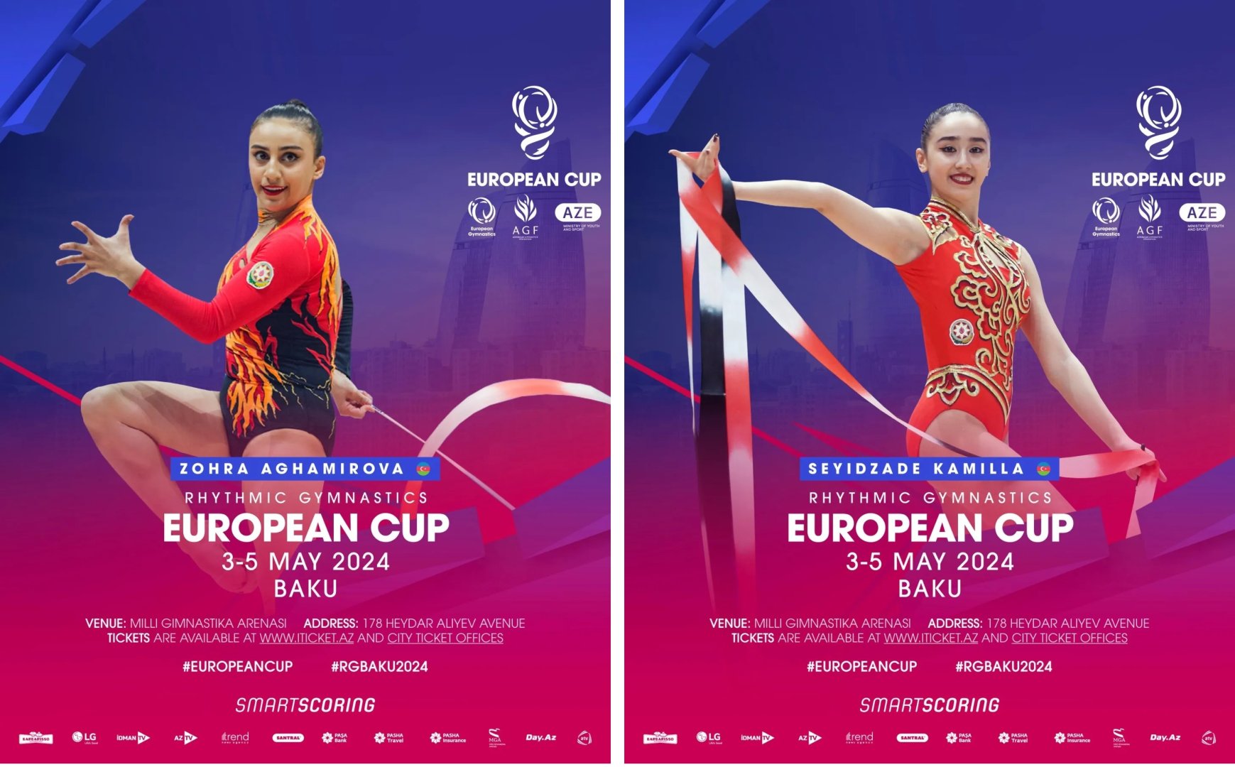 Azerbaijani gymnasts to perform at European Rhythmic Gymnastics Cup in Baku