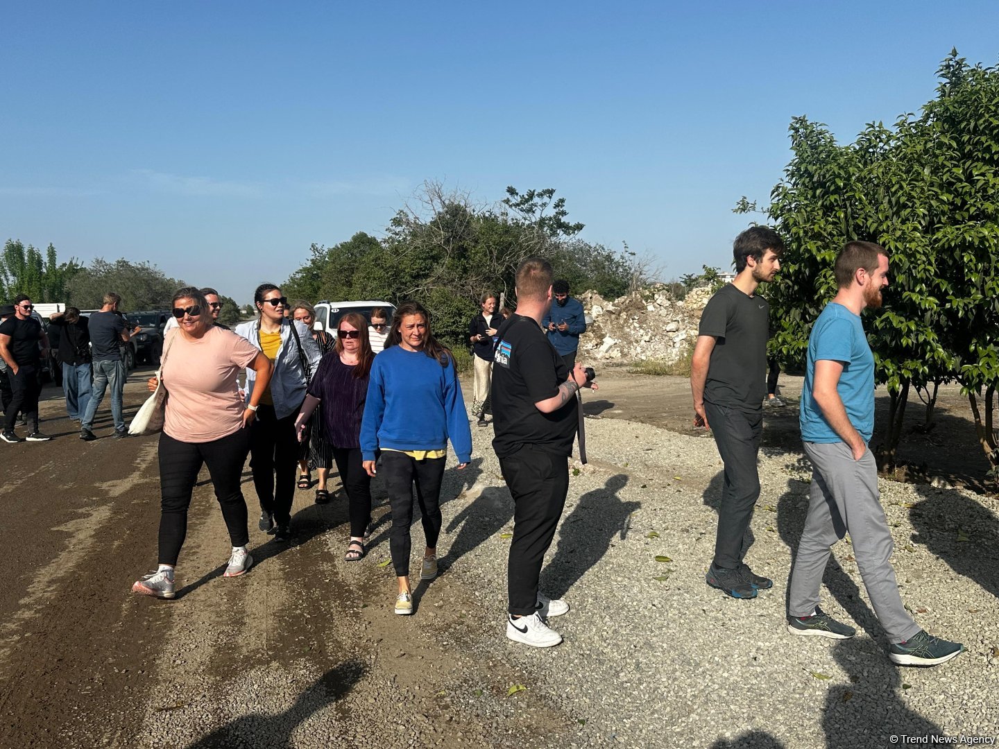 Norwegian travelers arrive in Azerbaijan's Aghdam (PHOTO)