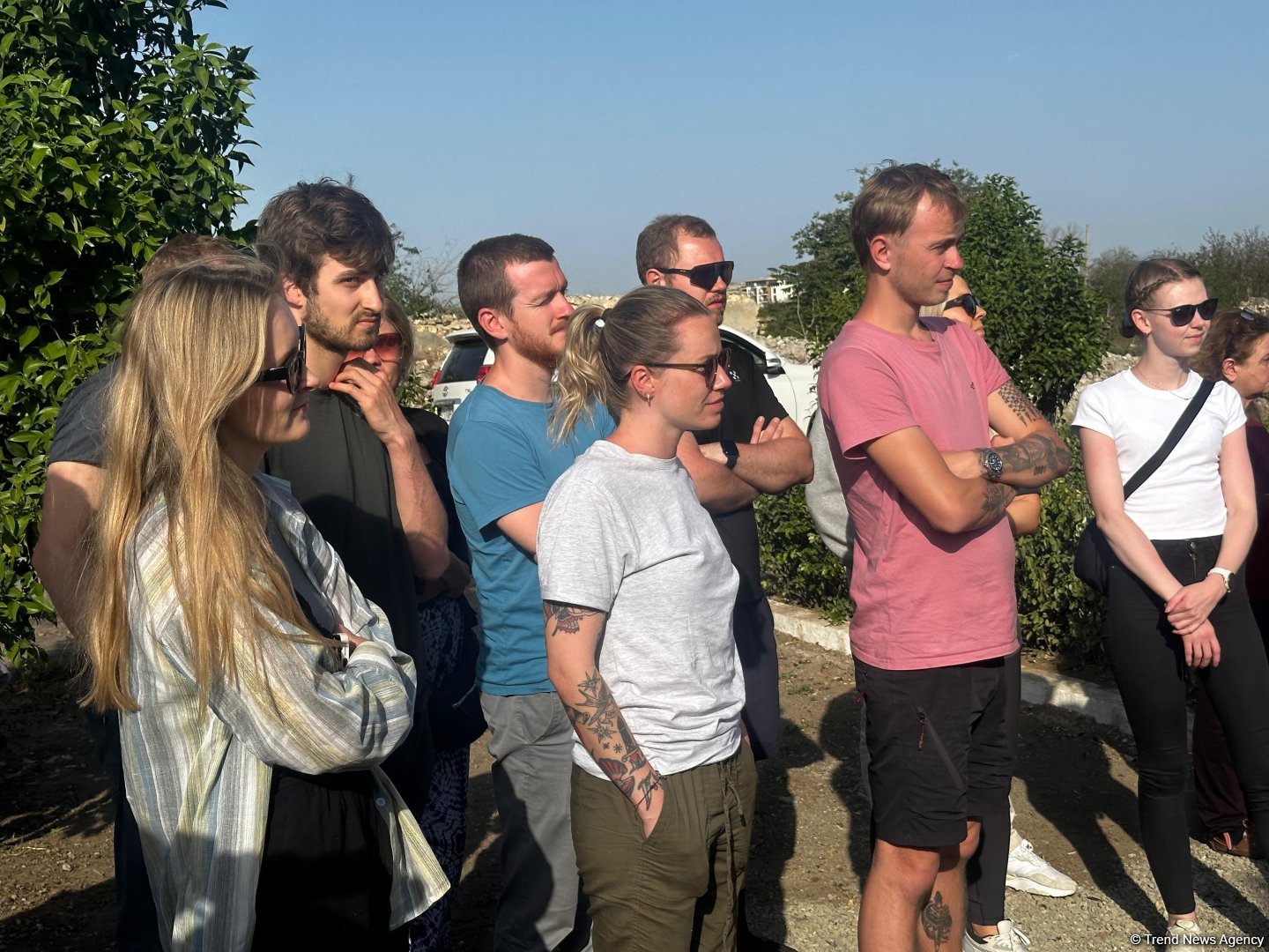 Norwegian travelers arrive in Azerbaijan's Aghdam (PHOTO)