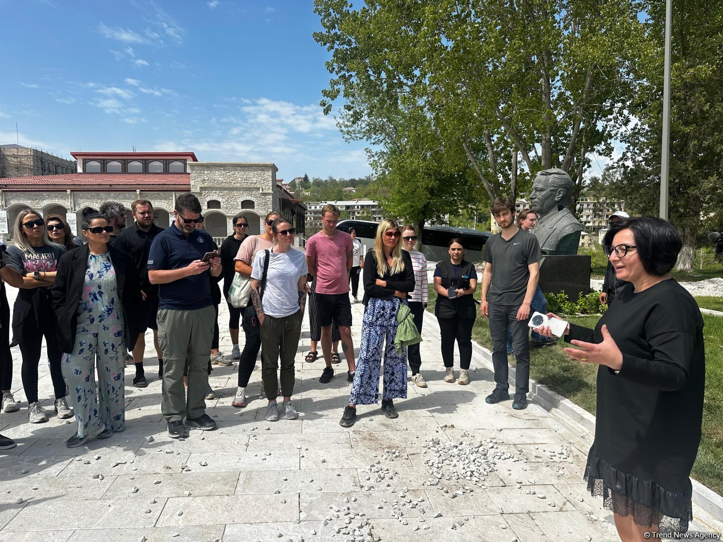Norwegian travelers arrive in Azerbaijan's Shusha city (PHOTO)