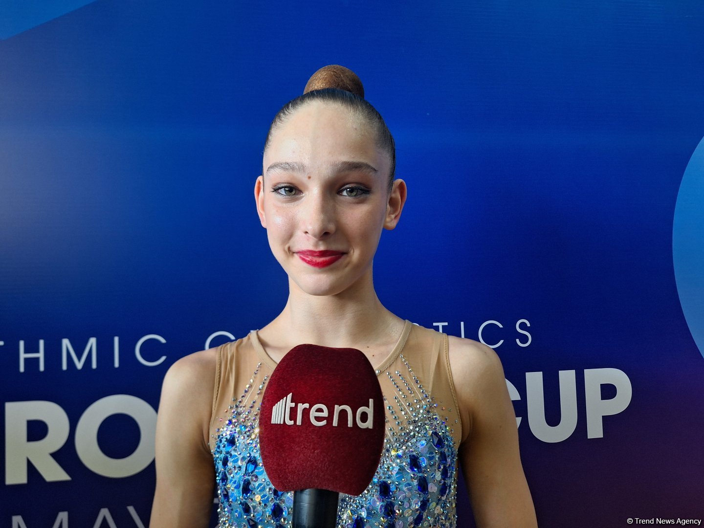 Competing in European Rhythmic Gymnastics Cup - new, exciting experience - Israeli athlete