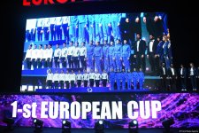 European Cup in Baku hosts award ceremony for teams in group exercises (PHOTO)