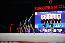 Azerbaijan reaches European Rhythmic Gymnastics Cup finals in group exercises (PHOTO)