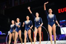 Azerbaijan reaches European Rhythmic Gymnastics Cup finals in group exercises (PHOTO)