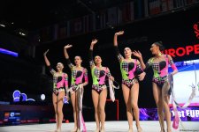 Azerbaijan reaches European Rhythmic Gymnastics Cup finals in group exercises (PHOTO)