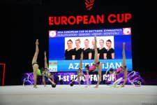 Azerbaijan reaches European Rhythmic Gymnastics Cup finals in group exercises (PHOTO)