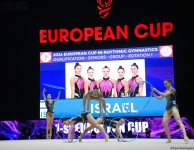 Second day of European Rhythmic Gymnastics Cup competition kicks off in Azerbaijan's Baku (PHOTO)