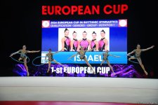 Second day of European Rhythmic Gymnastics Cup competition kicks off in Azerbaijan's Baku (PHOTO)