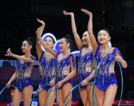 Second day of European Rhythmic Gymnastics Cup competition kicks off in Azerbaijan's Baku (PHOTO)