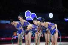Second day of European Rhythmic Gymnastics Cup competition kicks off in Azerbaijan's Baku (PHOTO)
