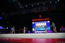 Second day of European Rhythmic Gymnastics Cup competition kicks off in Azerbaijan's Baku (PHOTO)