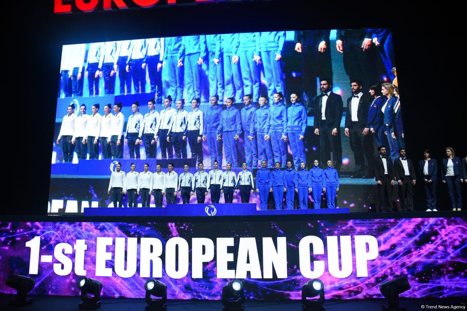 European Cup in Baku hosts award ceremony for teams in group exercises (PHOTO)