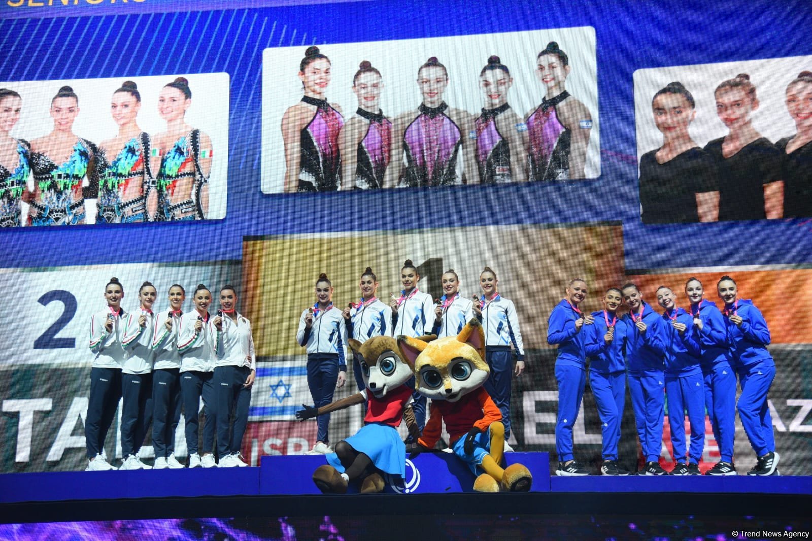 European Cup in Baku hosts award ceremony for teams in group exercises (PHOTO)