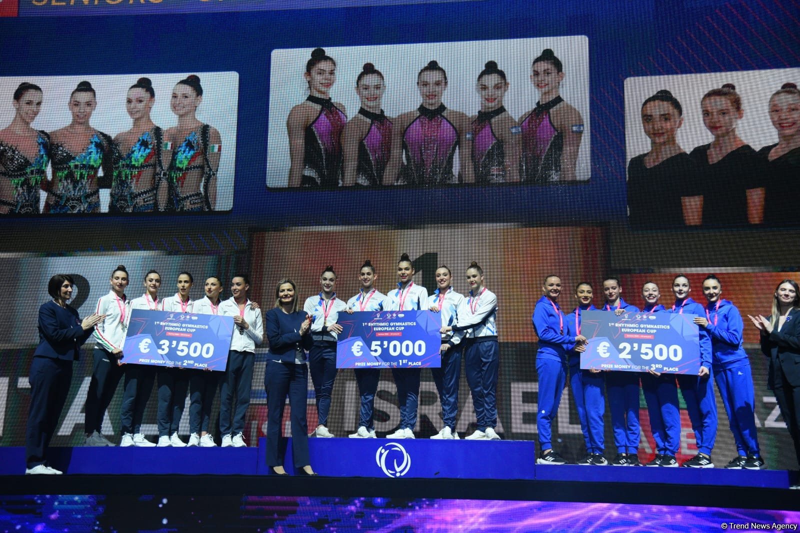 European Cup in Baku hosts award ceremony for teams in group exercises (PHOTO)
